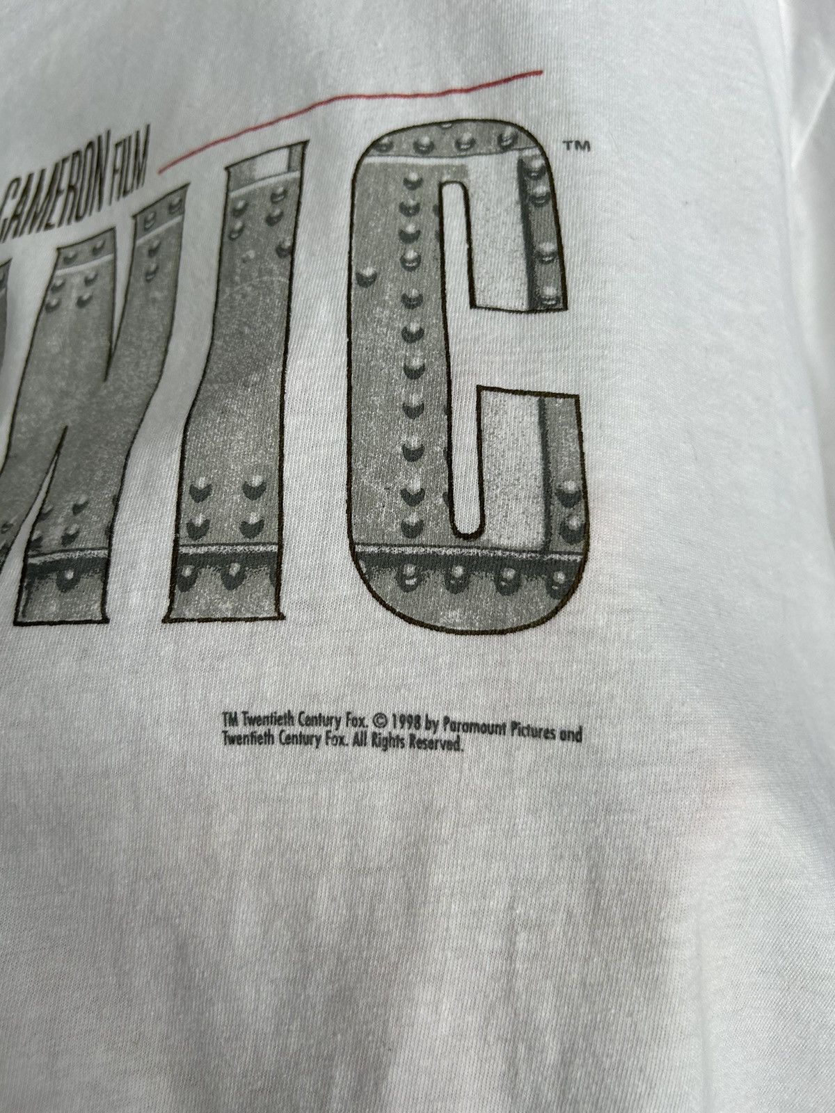 Vintage Vintage Titanic 1998 Movie T Shirt rare Size US XL / EU 56 / 4 - 4 Thumbnail