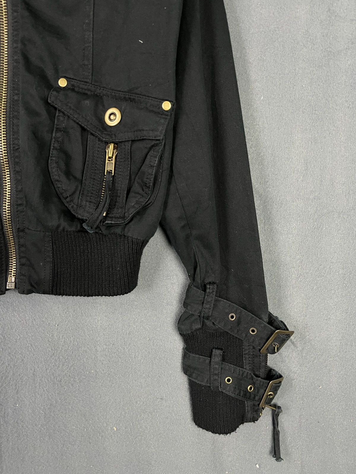 Beauty Beast Crxy Bondage Multi Zip High Neck Cropped Jacket Size S / US 4 / IT 40 - 5 Thumbnail