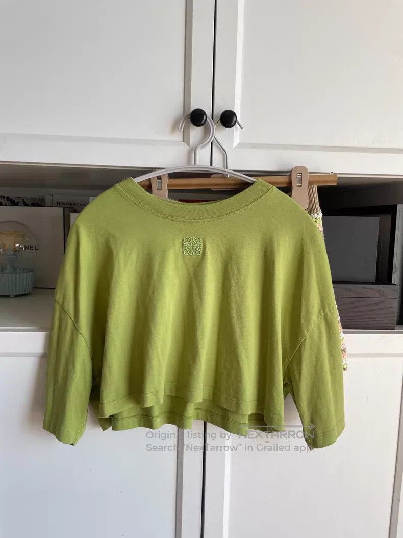 Loewe Loewe High-waisted batwing sleeve loose T-shirt Size XS / US 0-2 / IT 36-38 - 1 Thumbnail