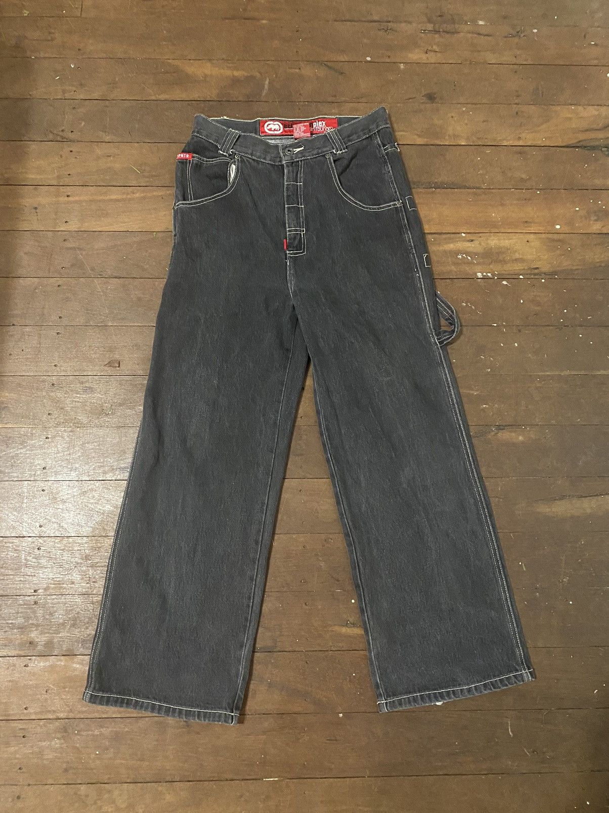 Ecko Unltd. Vintage 90’s/Y2K Ecko Unltd embroidered carpenter jeans Size US 26 / EU 42 - 4 Thumbnail