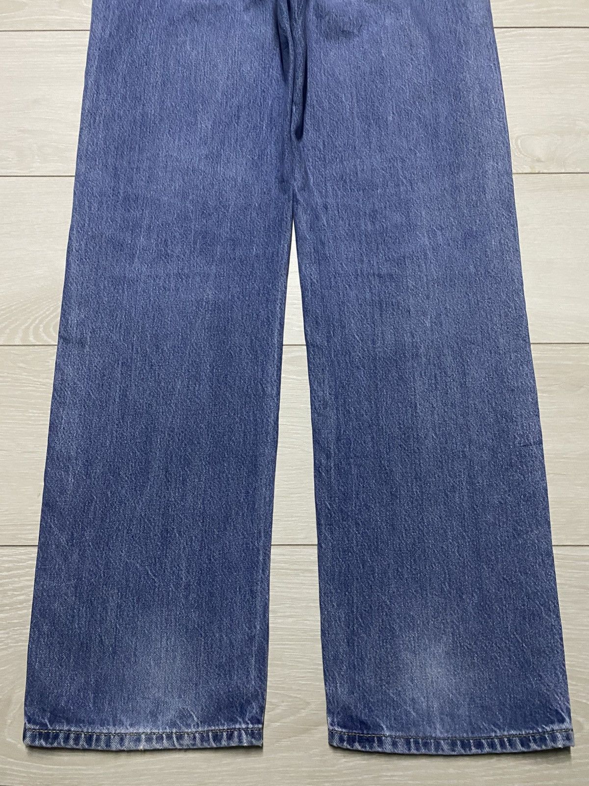 Uniqlo Vintage Japanese Brand Uniqlo Blue Wash Straight loose Jeans Size US 33 - 6 Thumbnail