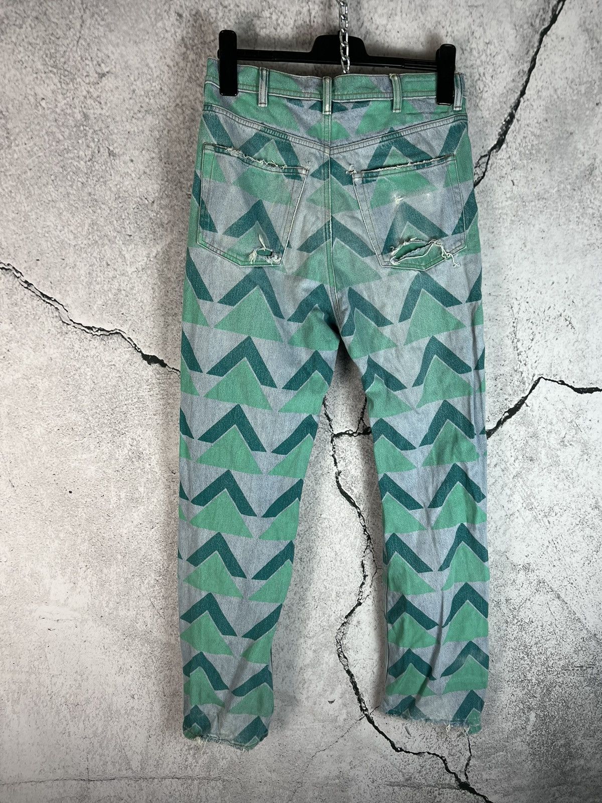 Acne Studios ACNE STUDIOS BLA KONST denim W30 L34 Distressed Land Print Size US 33 - 3 Thumbnail