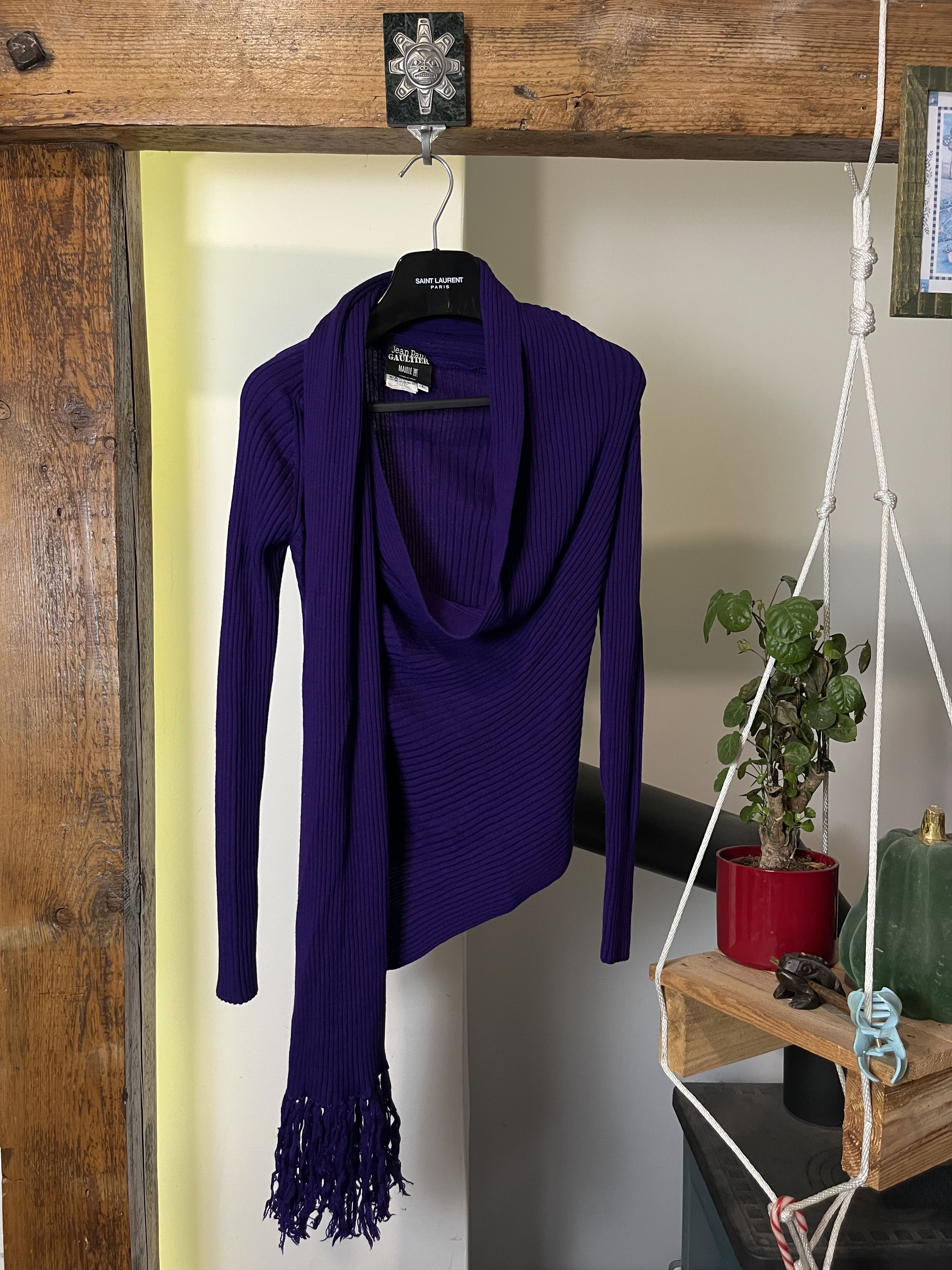 90s Jean Paul Gaultier Maille Wool Knitwear & Scarf