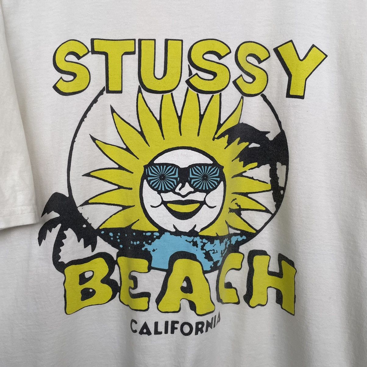Stussy Stussy Beach California Rare Design T Shirt Size US XL / EU 56 / 4 - 2 Thumbnail