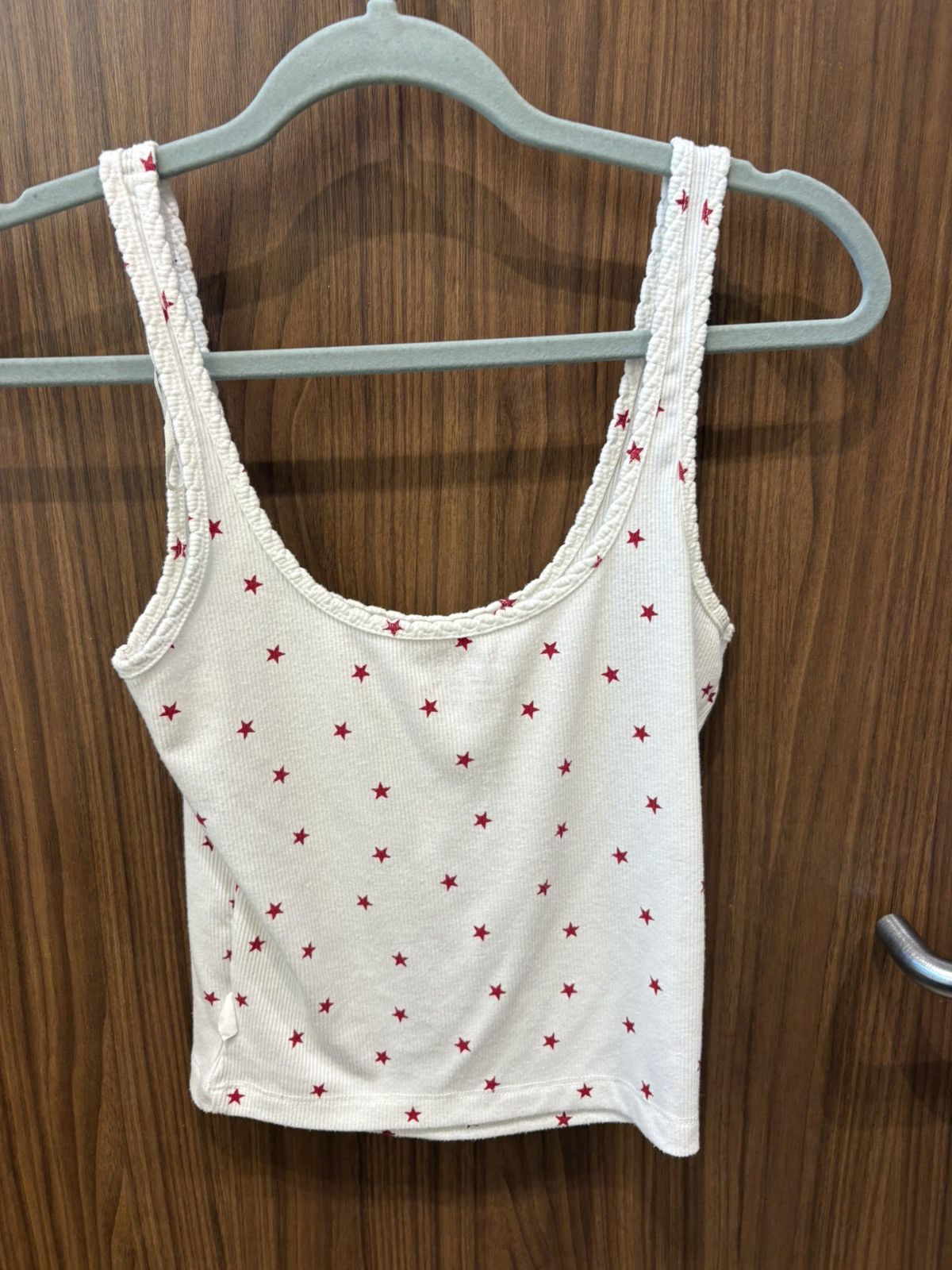 Primark XS White tank with stars Size XS / US 0-2 / IT 36-38 - 4 Thumbnail