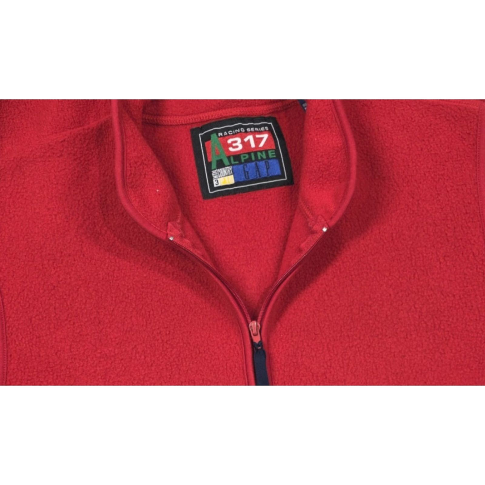 Gap VTG GAP Alpine Racing Series Full Zip Ski Fleece Vest Adult M Red Taiwan Man Size US M / EU 48-50 / 2 - 2 Thumbnail