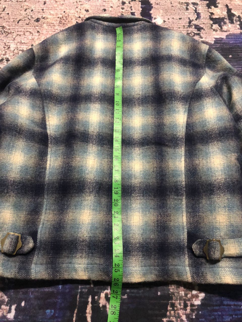 Japanese Brand Vintage Shadows Plaid Wool Flannel Zipper Jacket Size US M / EU 48-50 / 2 - 15 Thumbnail