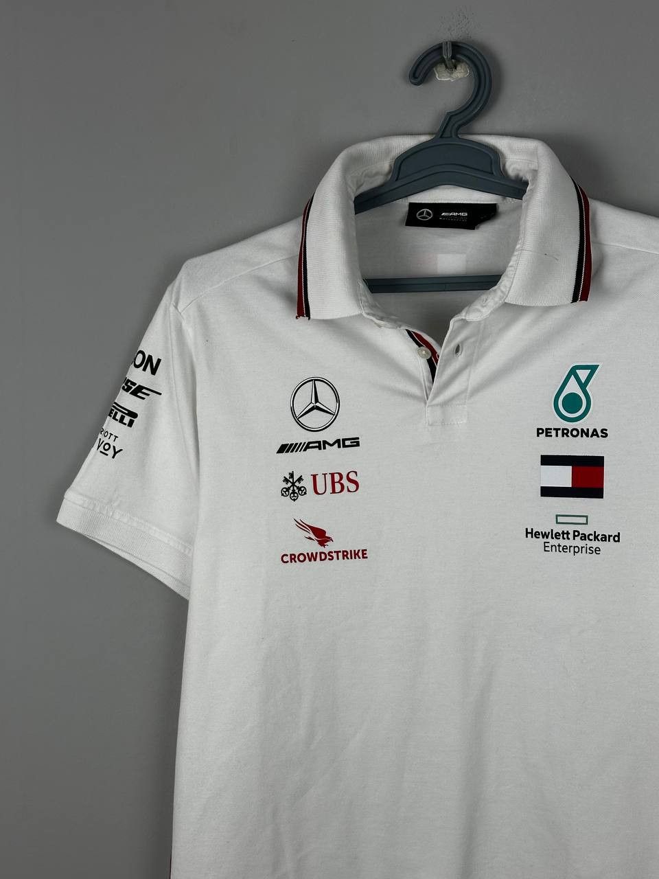 Formula 1 F1 Mercedes-Benz AMG Petronas Team Polo Shirt Size US XL / EU 56 / 4 - 3 Thumbnail