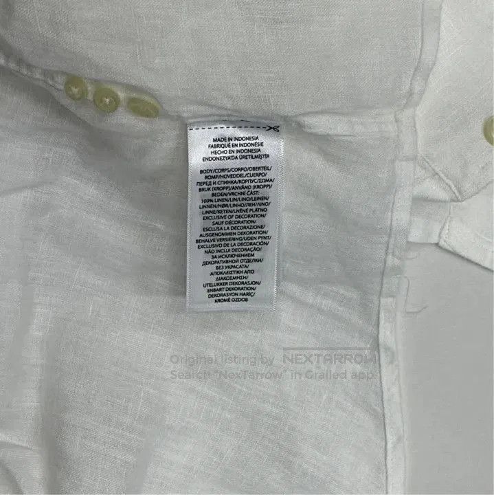 Polo Ralph Lauren Polo Ralph Lauren Logo Embroidery Linen Shirt. Size US L / EU 52-54 / 3 - 4 Thumbnail