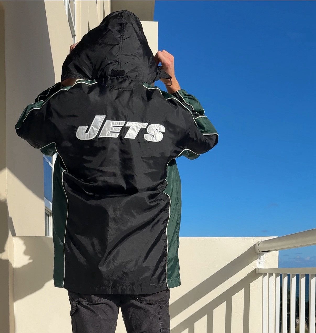 NFL Vintage NFL New York Jets Windbreaker Jacket Size US M / EU 48-50 / 2 - 3 Thumbnail