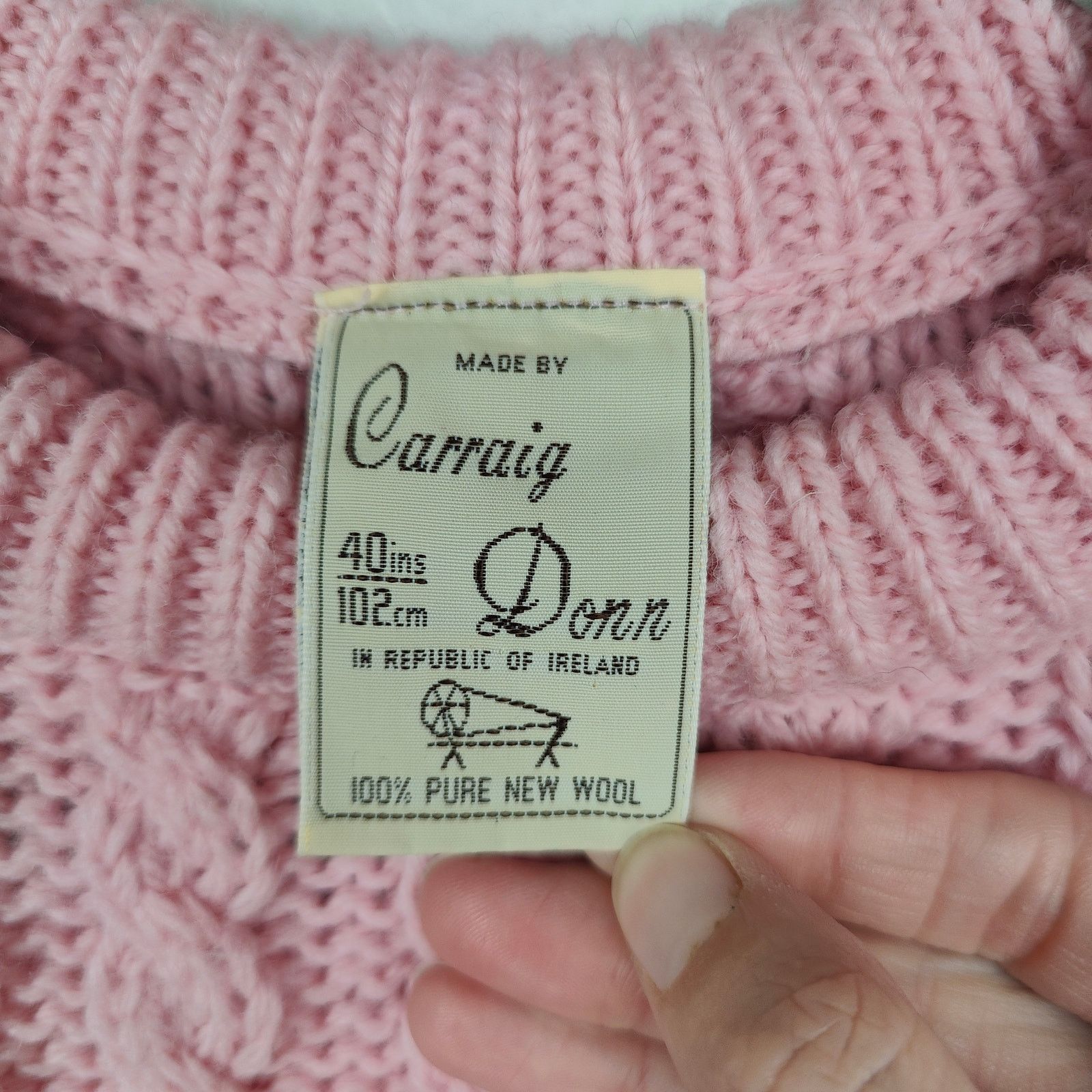 Other Vintage Carraig Donn Fisherman Sweater Mens 40 Medium Size US M / EU 48-50 / 2 - 5 Thumbnail