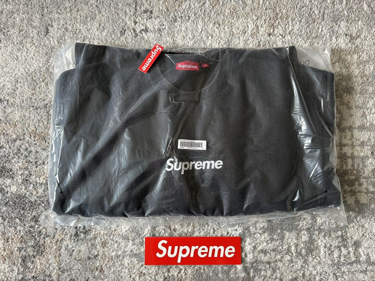 Supreme SUPREME WASHED BOX LOGO CREWNECK SS25 Size US XL / EU 56 / 4 - 17 Thumbnail