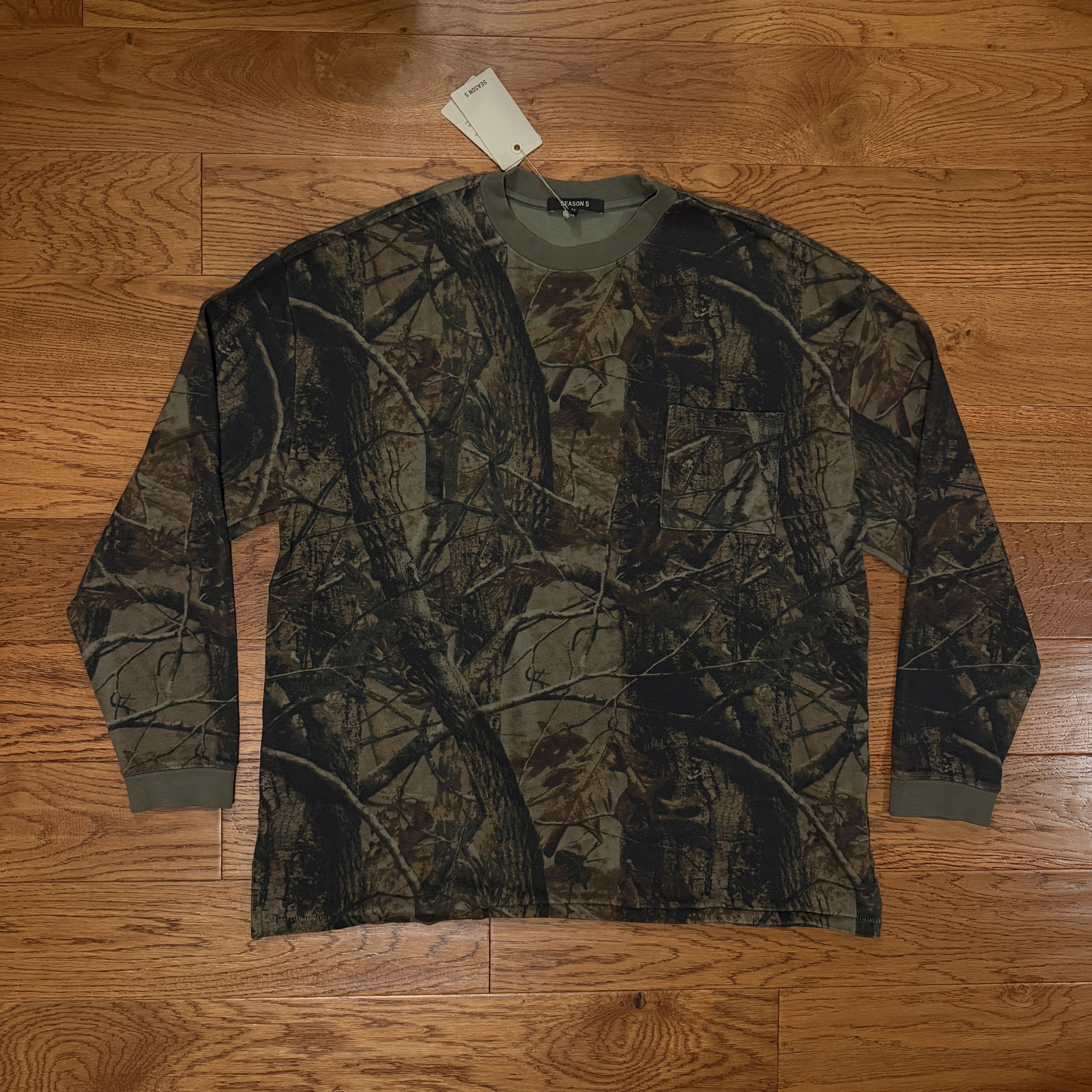 Season 5 Camo Printed Long Sleeve Shirt