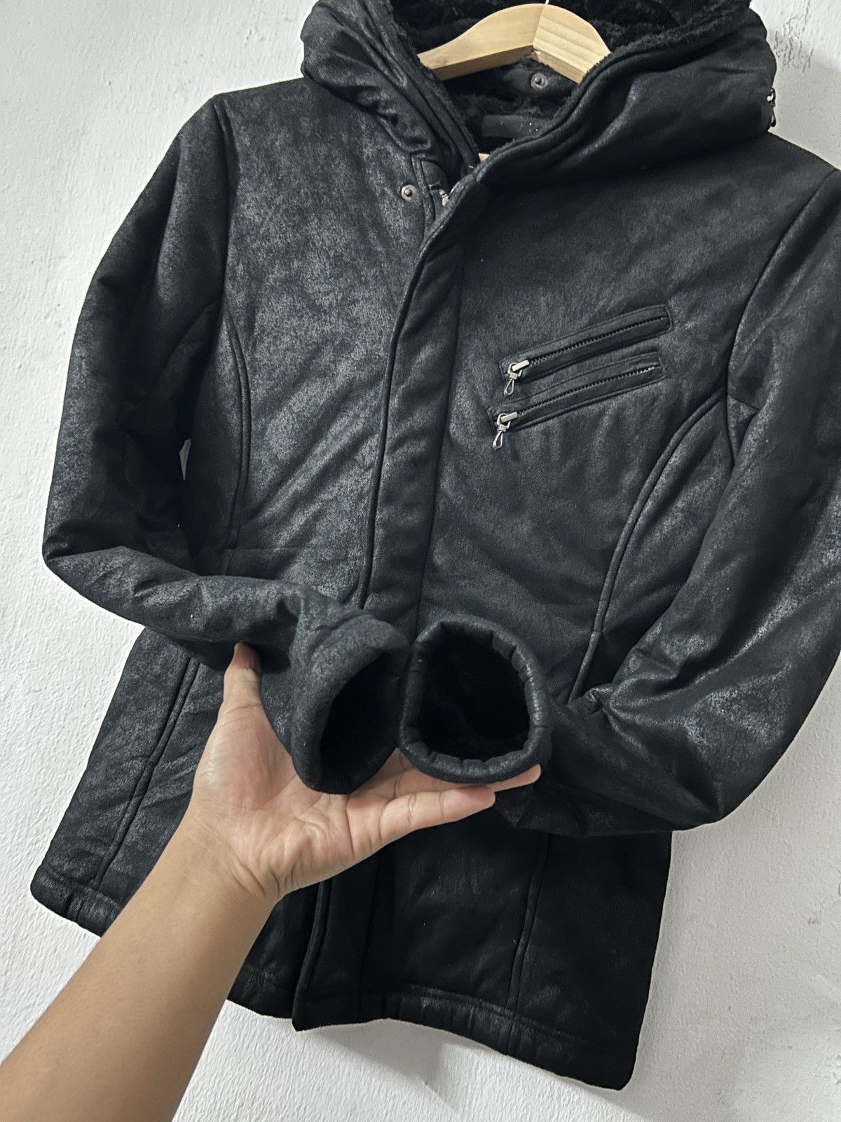 GOSTAR DE FUGA 00’s FUGA BONO WAXED LEATHER COATED PUNK GOTHIC VKEI Size US XXS / EU 40 - 5 Thumbnail