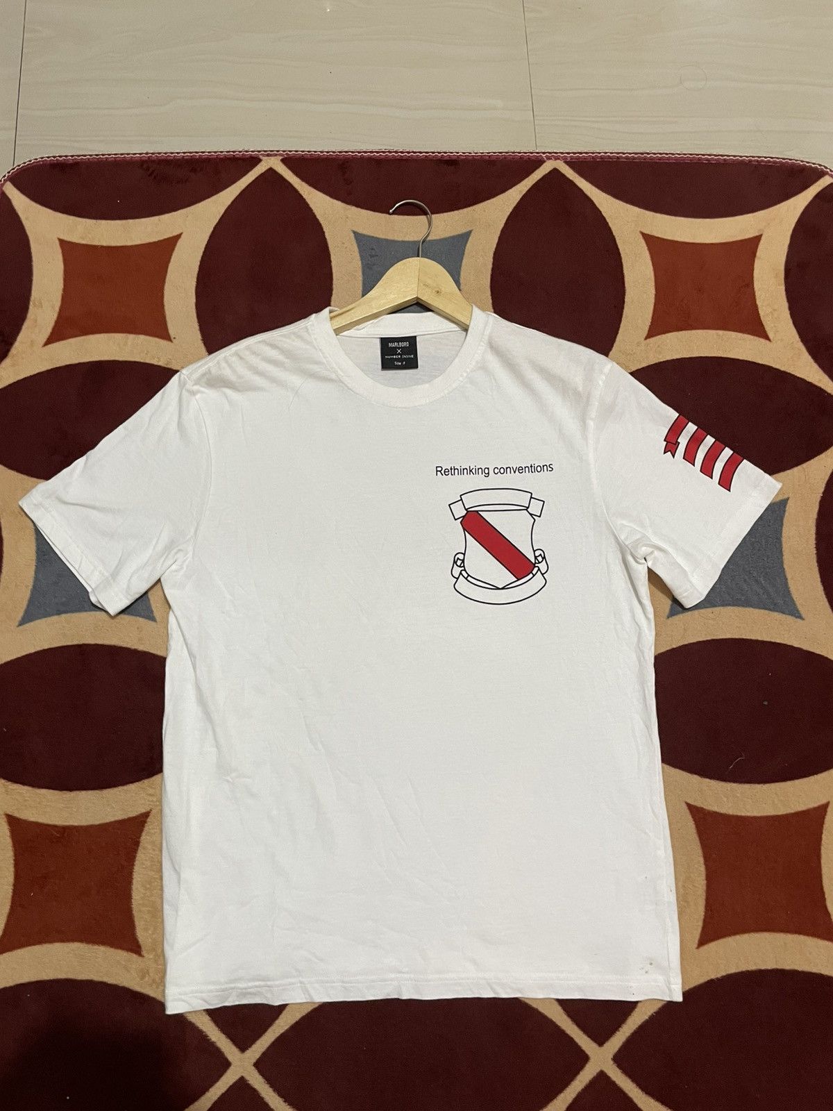 Number (N)ine Number nine x Marlboro rethinking conventions tshirt Size US L / EU 52-54 / 3 - 1 Thumbnail