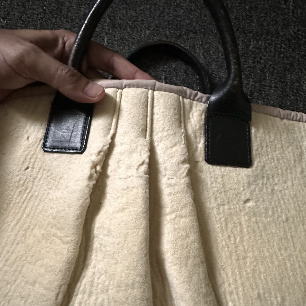 Comme des Garcons VINTAGE 80s/90s COMME DES GARCONS ARCHIVAL DISTRESSED BAG Size ONE SIZE - 11 Thumbnail