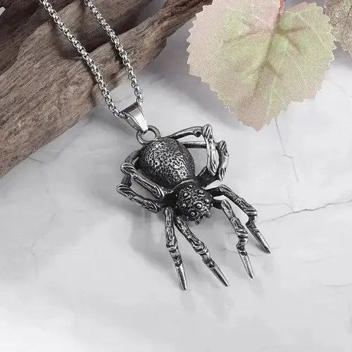 Jewelry × Vintage Retro Spider Necklace Size ONE SIZE - 4 Thumbnail