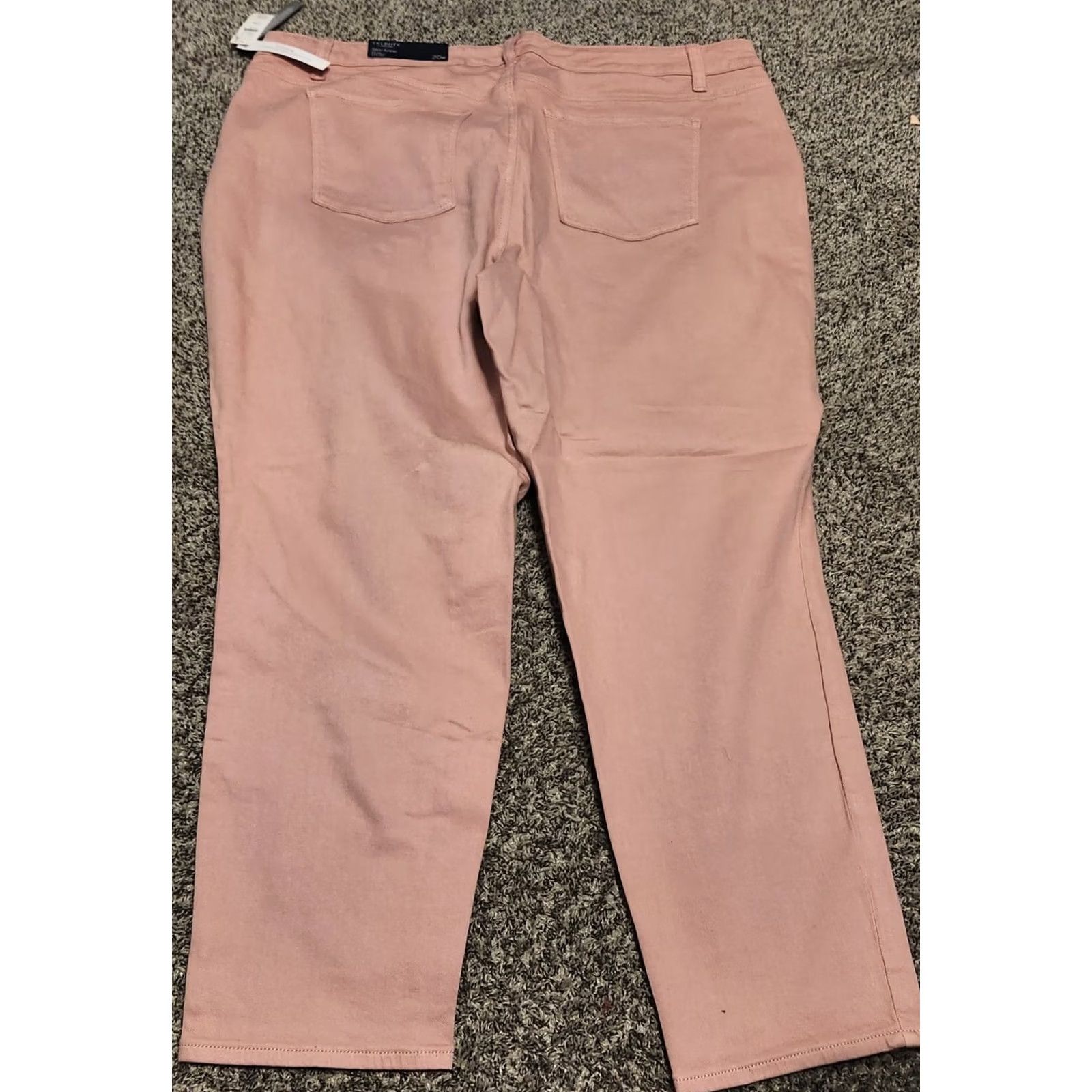 Talbots Talbots Pants Women Dress Pants Plus 20 Pink Black Flawless High Waist Straight Leg New Size 42" / US 20 - 2 Thumbnail