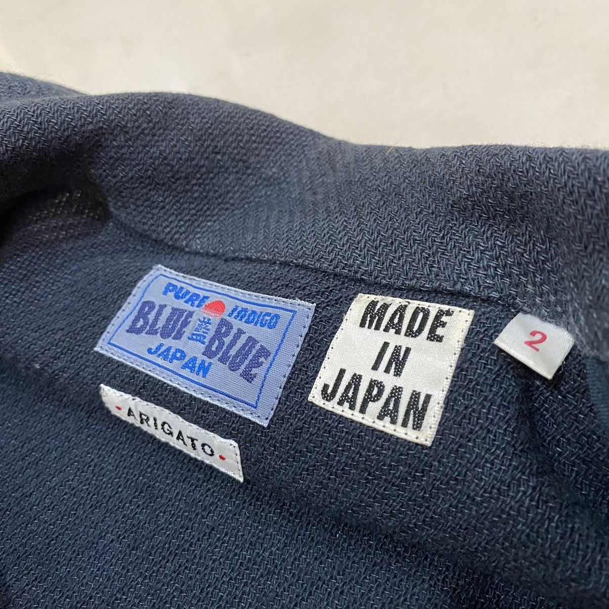 45rpm 🔥BLUE BLUE JAPAN ARIGATO DOUBLE BREASTED WOOL TWEED JACKET Size US S / EU 44-46 / 1 - 8 Thumbnail