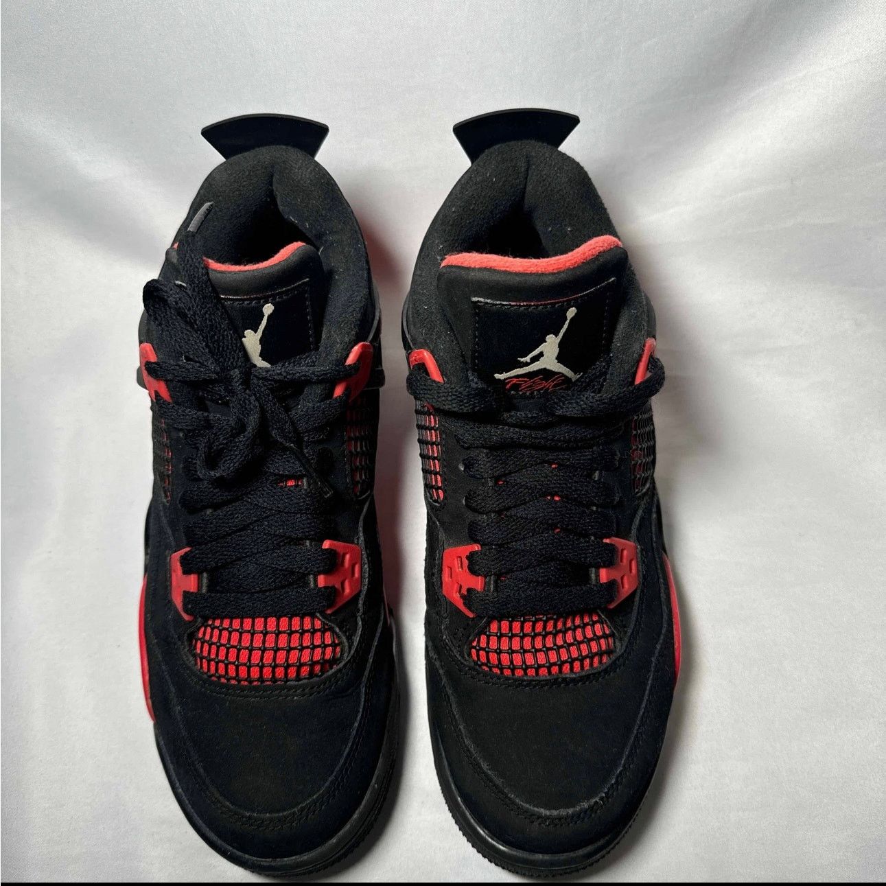 Jordan Brand × Nike Size 5.5 Nike Air Jordan 4 Retro GS Red Thunder Men's Shoes Size US 5.5 / EU 38 - 4 Thumbnail