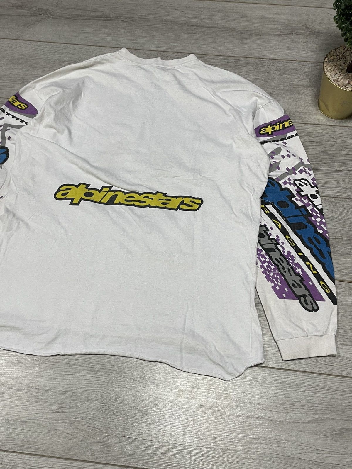 Alpinestars Alpinestars vintage USA racing long sleeve big logo Size US XL / EU 56 / 4 - 15 Thumbnail