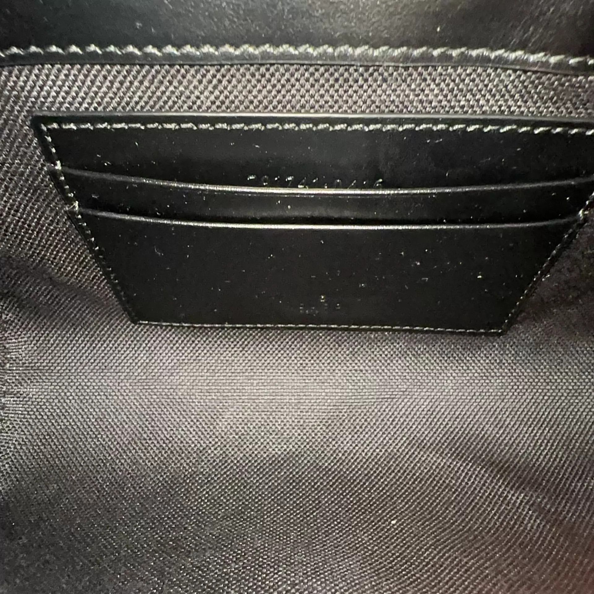 Gucci GUCCI GG Supreme Canvas Mini Crossbody Bag Black Size ONE SIZE - 4 Thumbnail