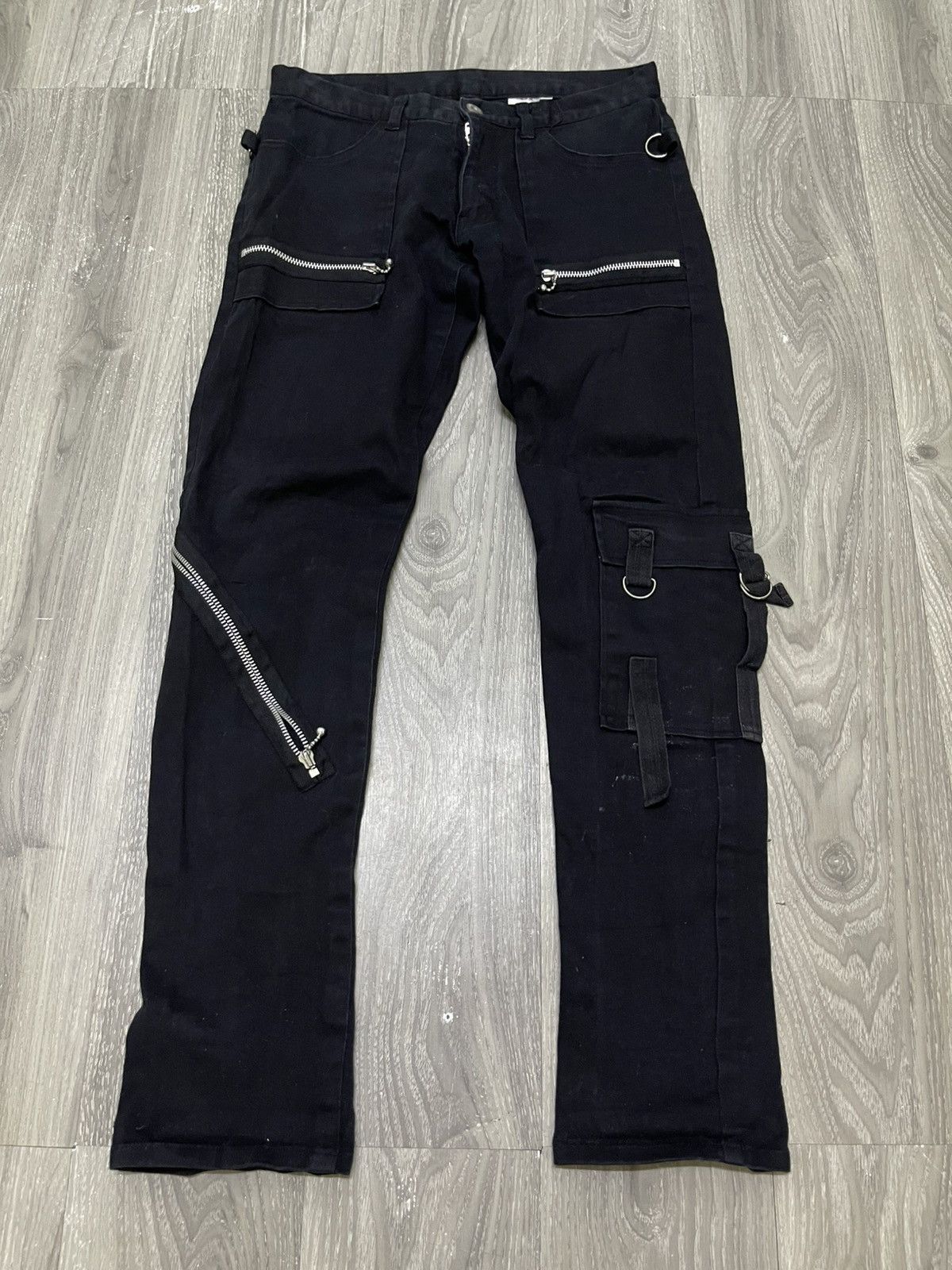 If Six Was Nine Jepanes Brand Chaos London Punk Bondage Pants Size US 28 / EU 44 - 9 Thumbnail