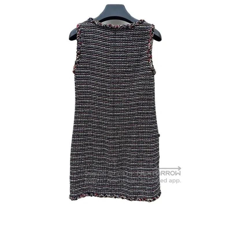 Chanel Chanel Multi-Color Wool Blend Dress . Size M / US 6-8 / IT 42-44 - 2 Thumbnail