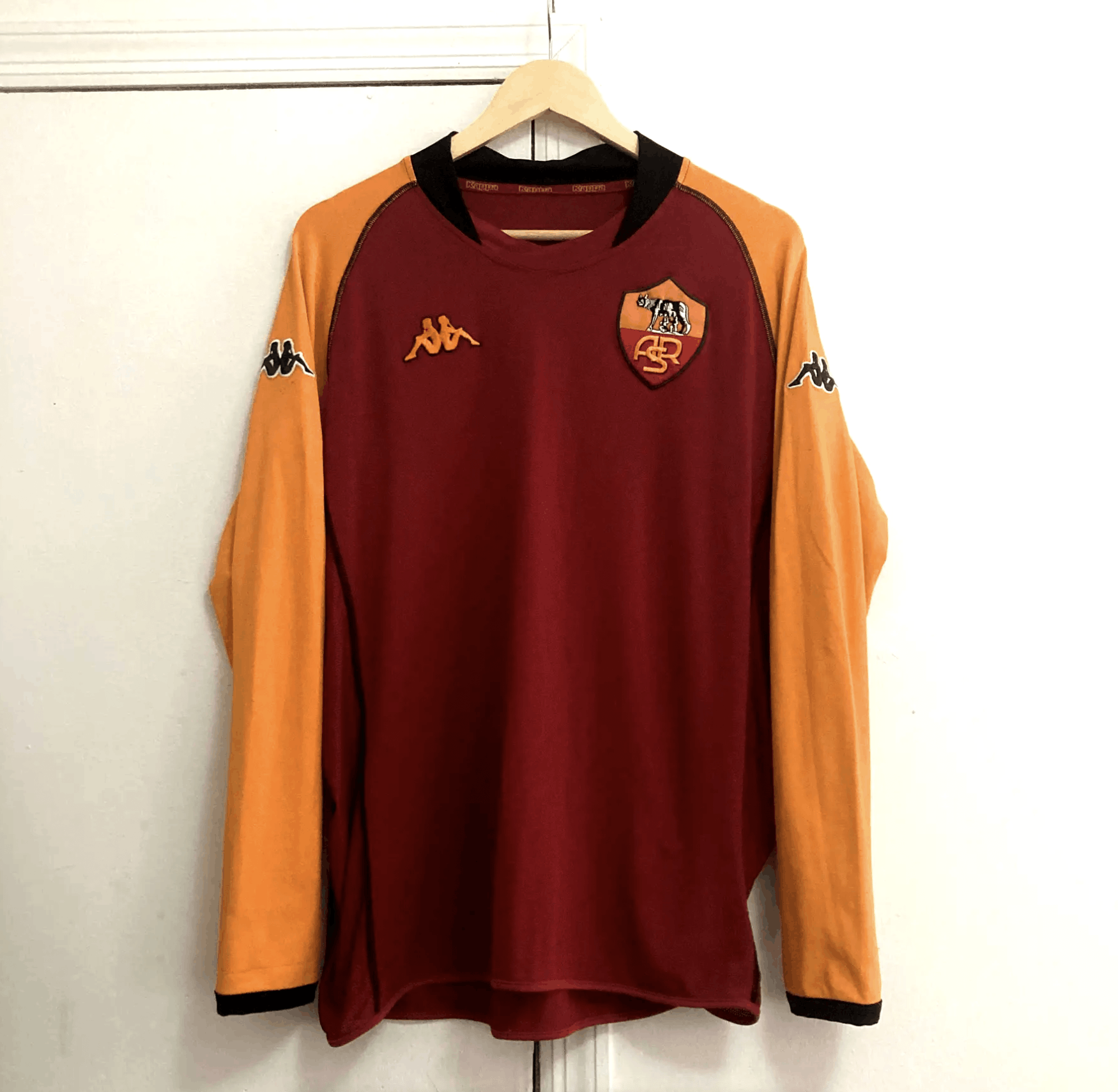 Kappa Rare Roma 02/03 Vintage Kappa Long Sleeve Jersey XXXL Size US L / EU 52-54 / 3 - 4 Thumbnail