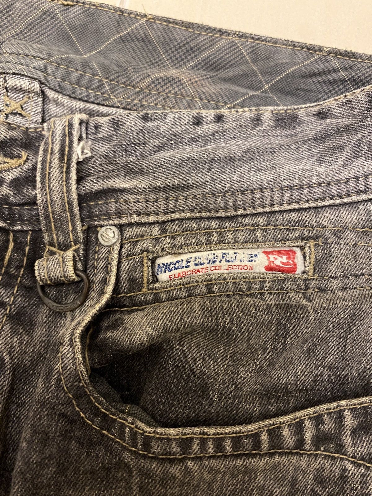 If Six Was Nine × Japanese Brand × Nicole Club Nicole Club Multipocket Cargo Bondage Jeans Size US 32 / EU 48 - 6 Thumbnail