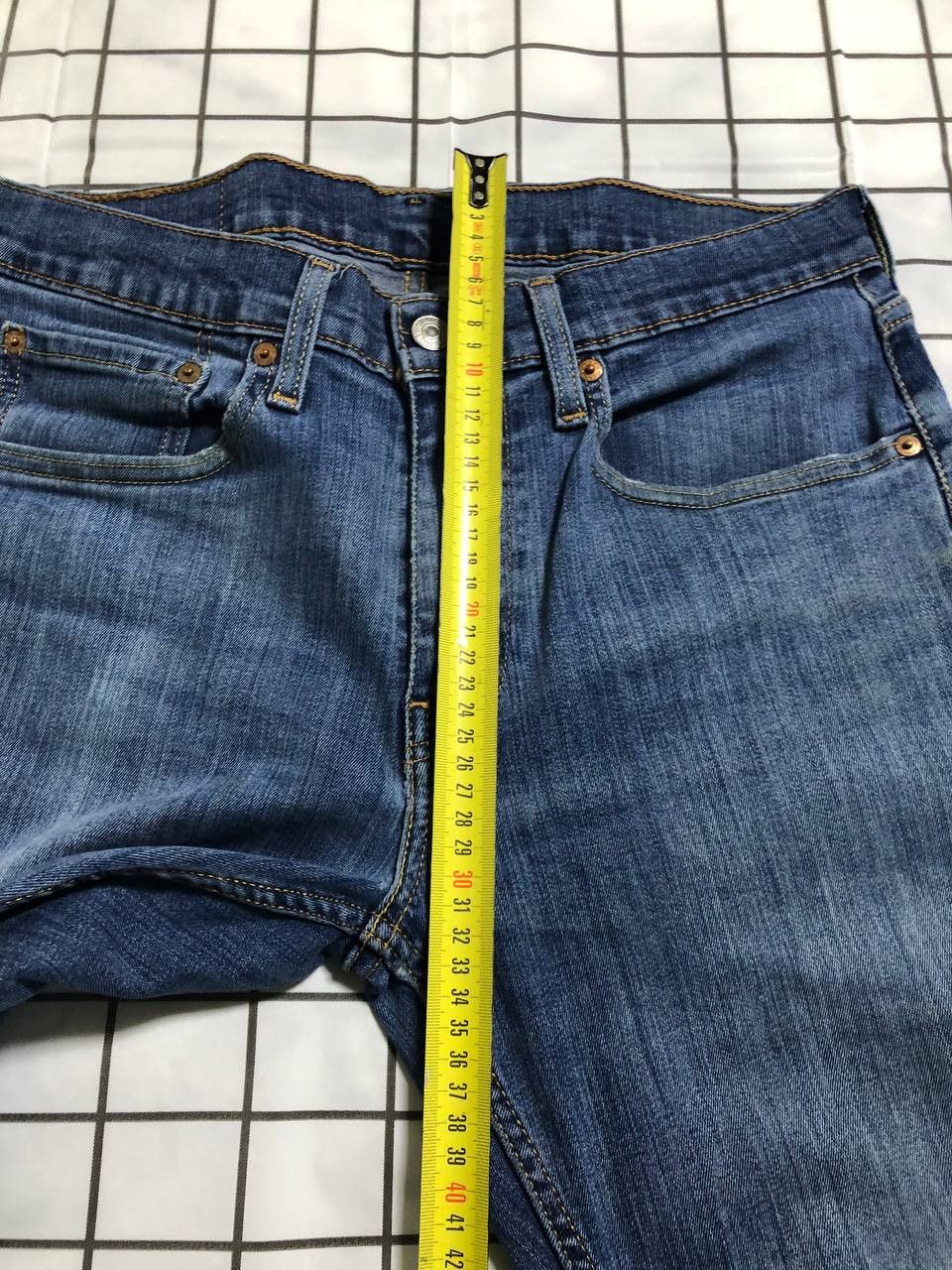 Levi's Levis Mens 502 Straight Jeans Blue Medium Wash Denim Size US 31 - 11 Thumbnail