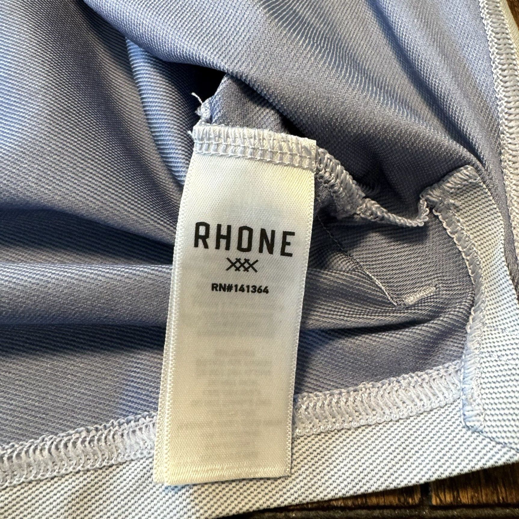 Rhone Rhone Commuter Polo Shirt Stretch Moisture Wicking Mens Size XXL Blue Micro Dot Polo Shirt Size US XXL / EU 58 / 5 - 7 Thumbnail