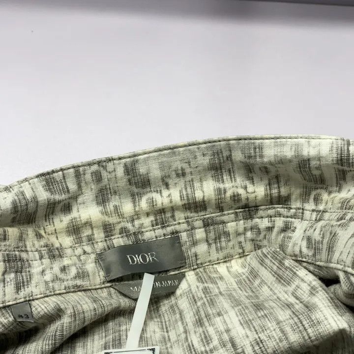 Other Dior Dior FW21 Oblique Print Long Sleeve Shirt 0079-2507 Size US L / EU 52-54 / 3 - 5 Thumbnail