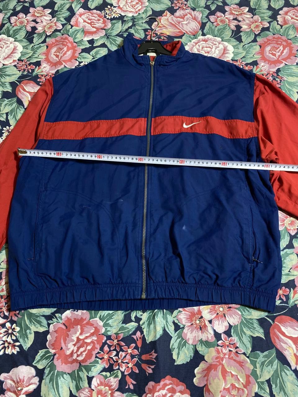 Nike × Vintage 90s Nike Swoosh Vintage Y2K Oversized Windbreaker Jacket Size US L / EU 52-54 / 3 - 12 Thumbnail
