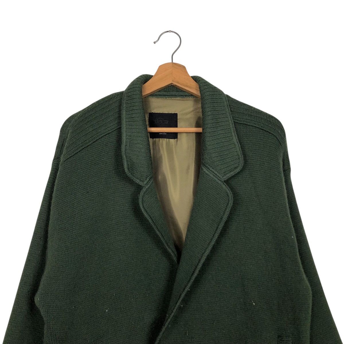 Japanese Brand Vintage GranSignore Double-Breasted Knit Bomber Jacket Size US M / EU 48-50 / 2 - 4 Thumbnail