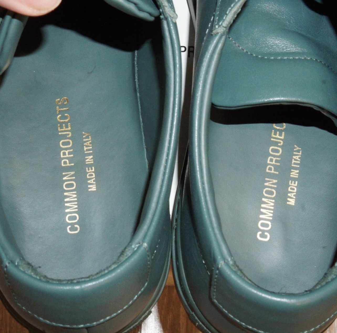 Common Projects COMMON PROJECTS Original Green Achilles Low Sneakers Size US 7 / EU 40 - 7 Thumbnail