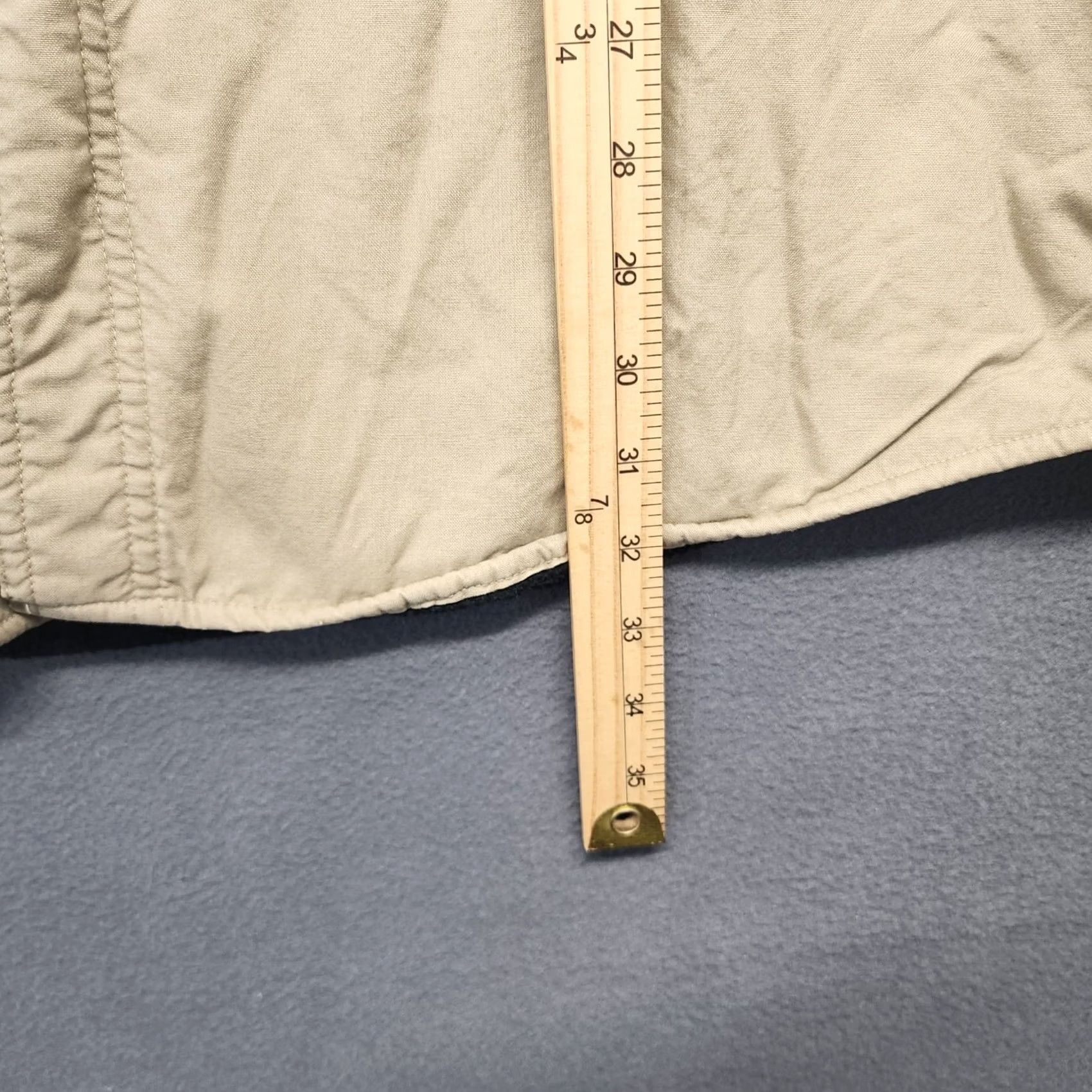 Vintage VINTAGE Berkley & Jensen Shacket Shirt Jacket Mens XL Beige Fleece Lined Plaid Size US XL / EU 56 / 4 - 6 Thumbnail