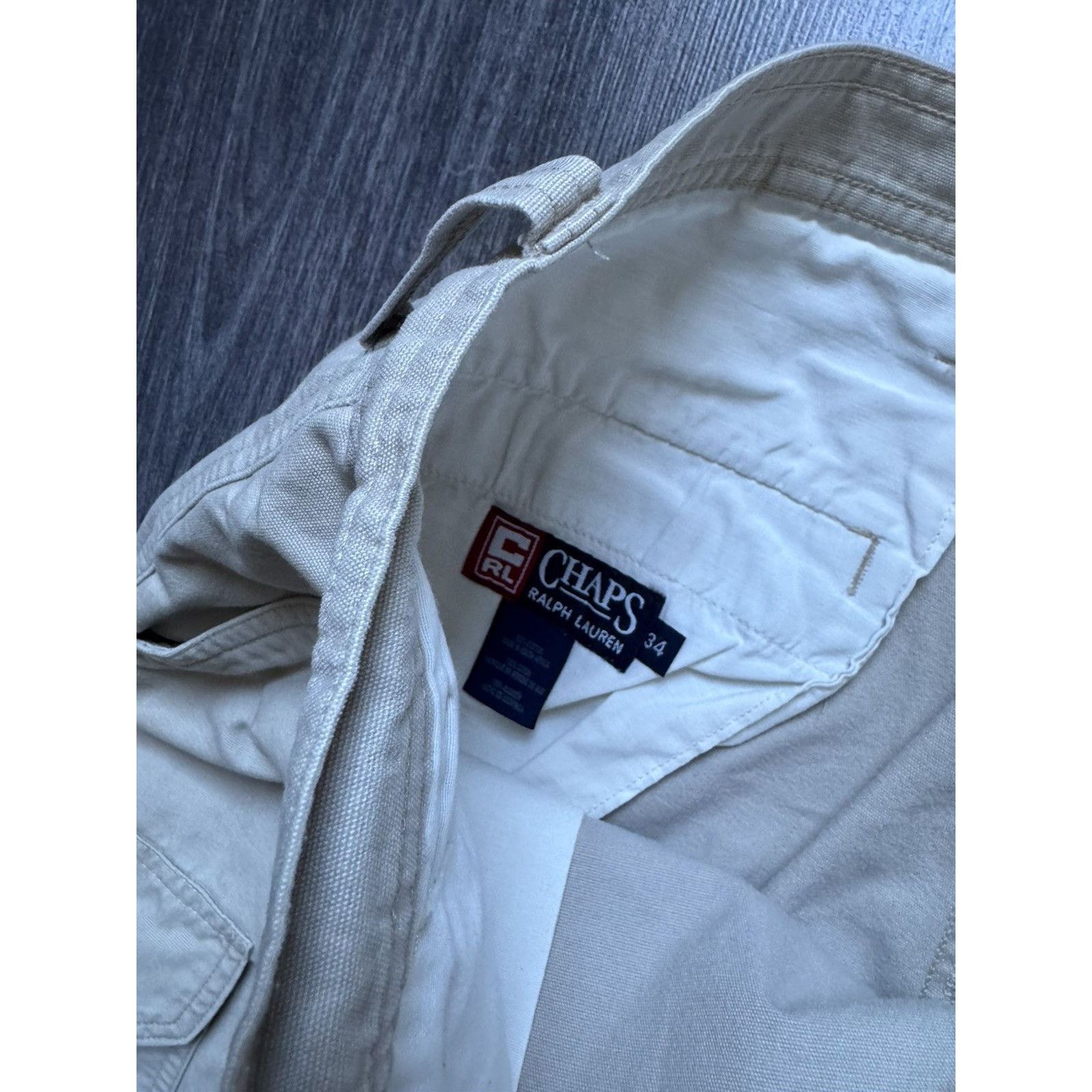 Ralph Lauren Vintage 90s Chaps Polo Ralph Lauren Shorts Y2K USA Pony Size US 34 / EU 50 - 4 Thumbnail