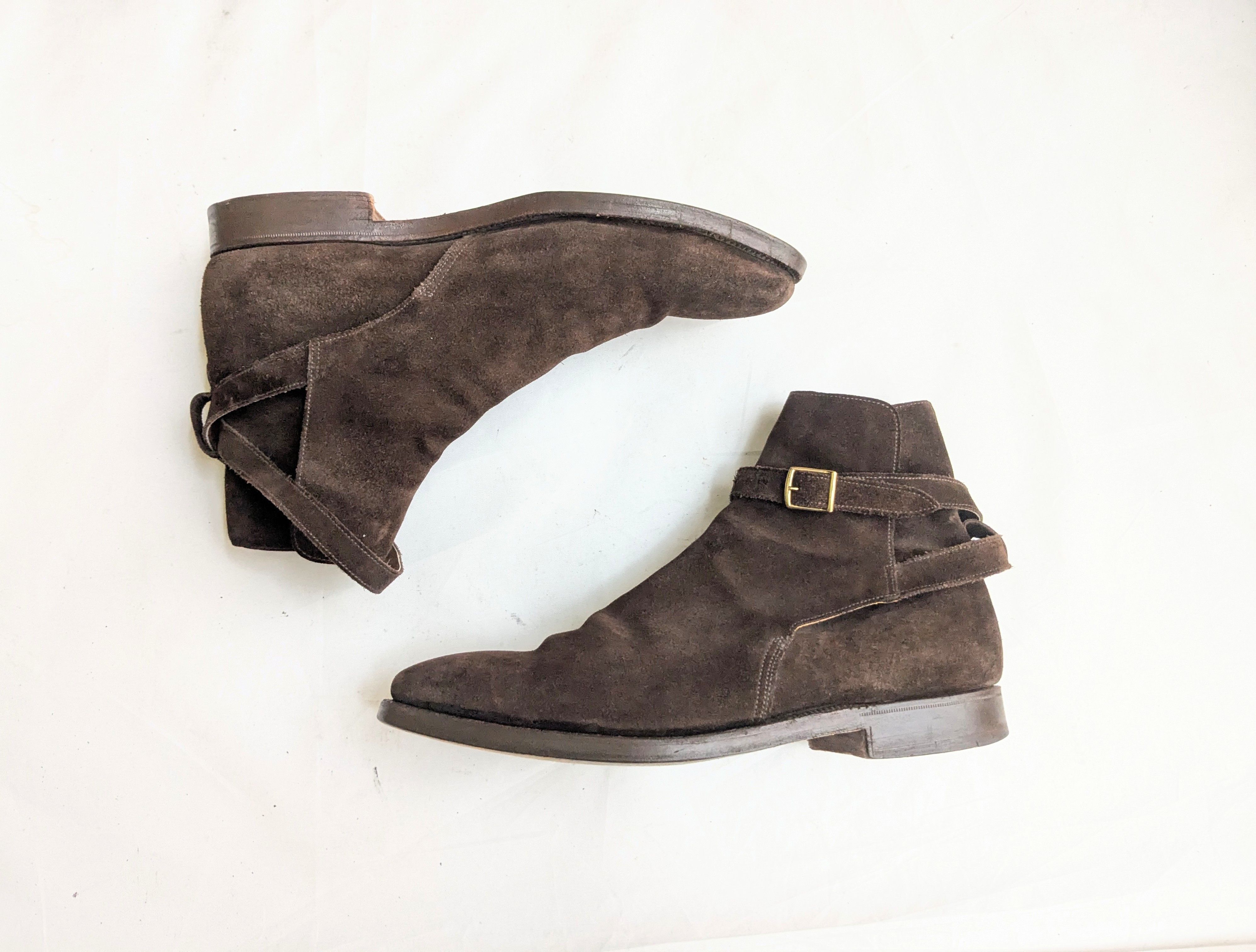 Polo Ralph Lauren Polo Ralph Lauren Jodhpur Boots Brown Suede 11 D Size US 11 / EU 44 - 1 Thumbnail