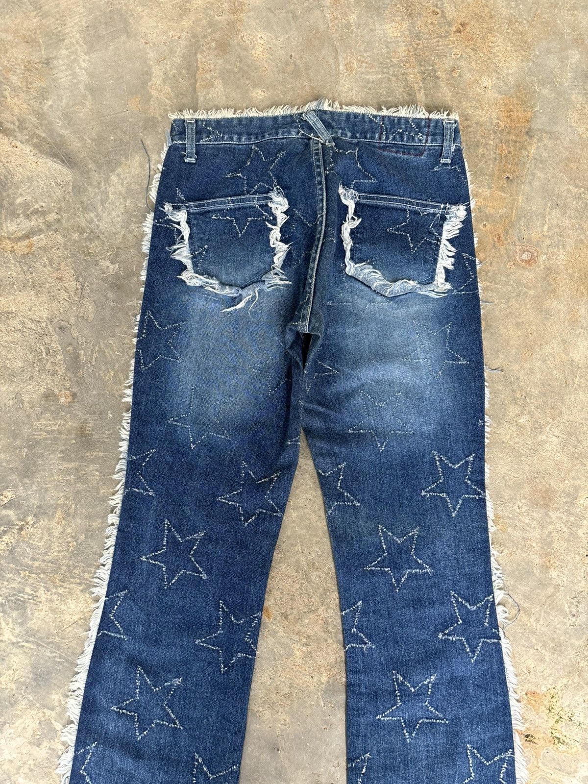 Hysteric Glamour Y2k Chuck Roaste's Star Ifsixwasnine Punk Style Jeans Size 29" - 5 Thumbnail