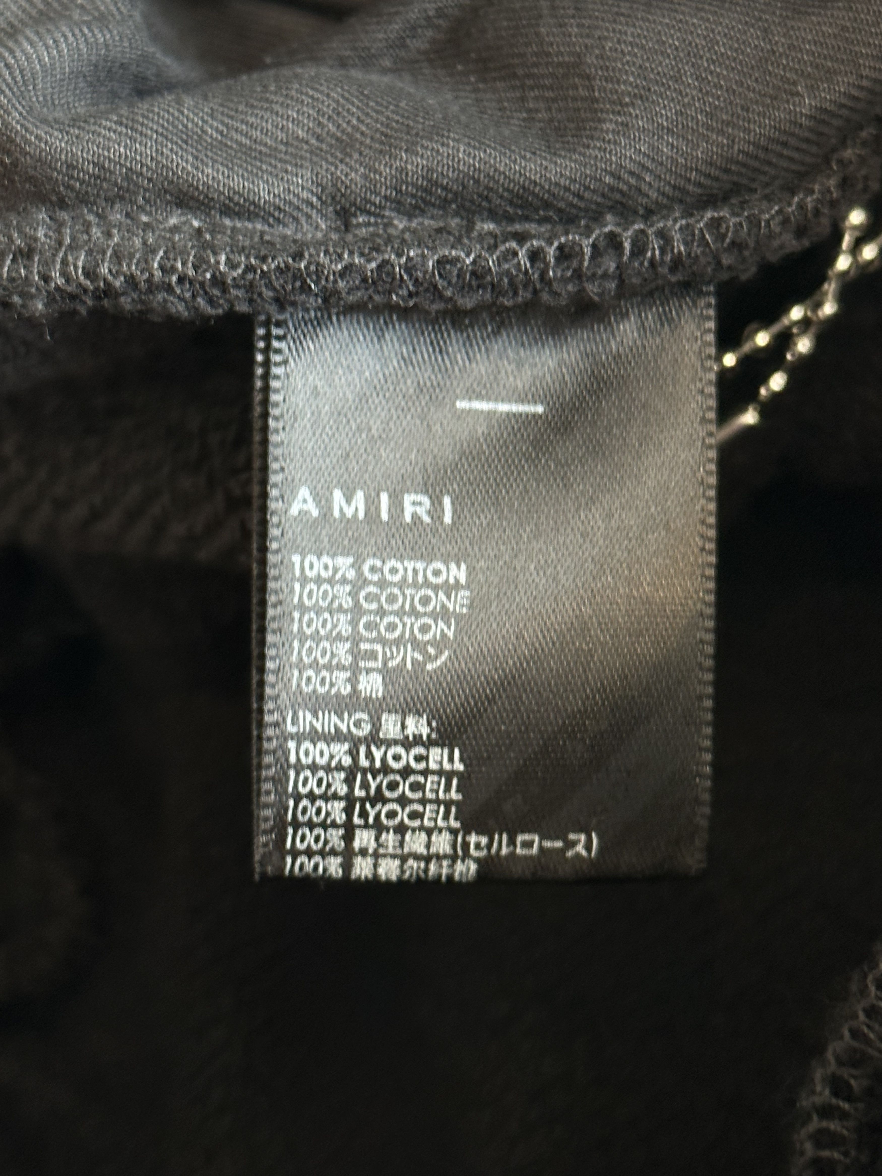 Amiri Amiri Black Staggered Logo Sweatpants Size US 36 / EU 52 - 4 Thumbnail