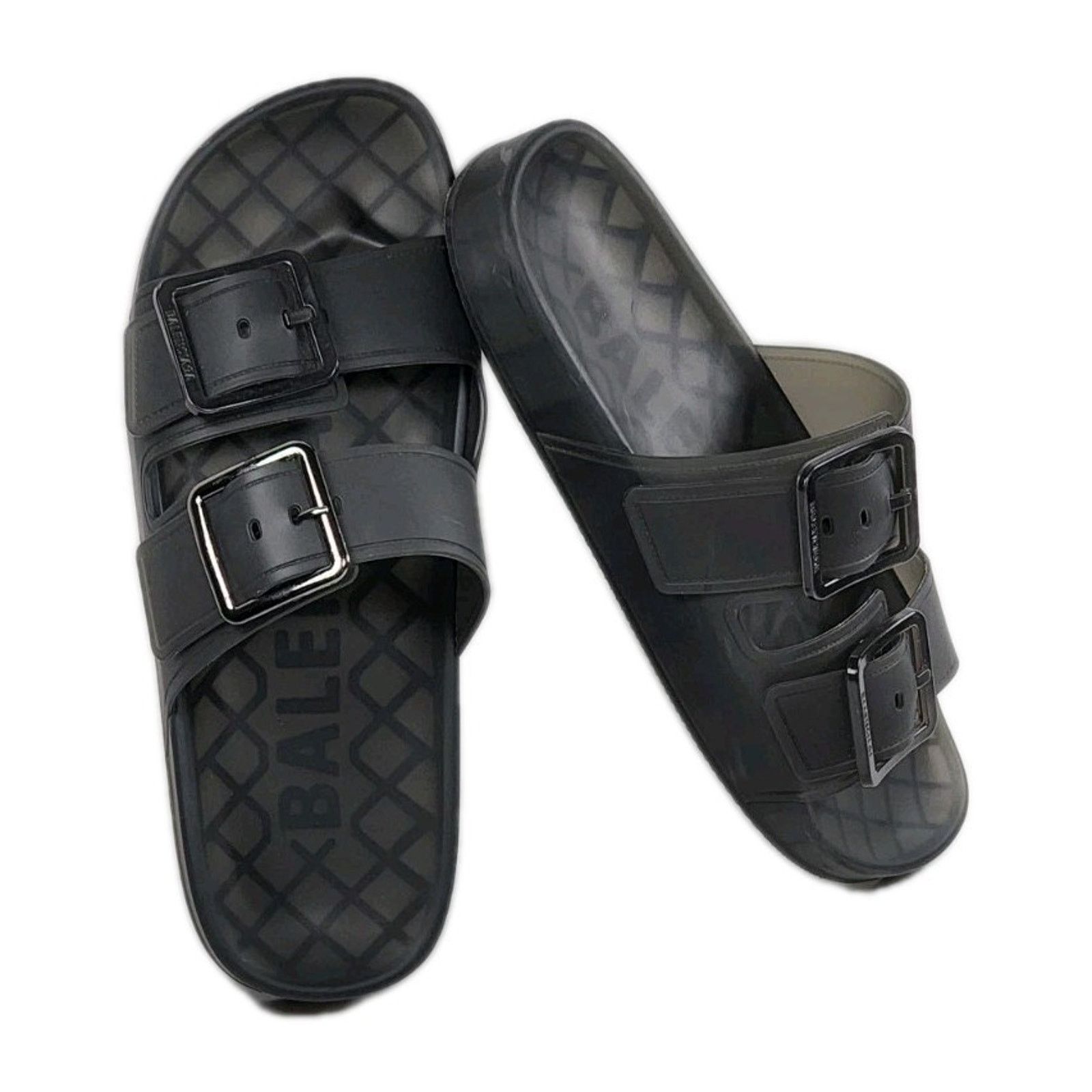 Balenciaga Balenciaga Mallorca Sandal Transparent US9 Black W2DZ1-1000 Size US 9 / IT 39 - 12 Thumbnail
