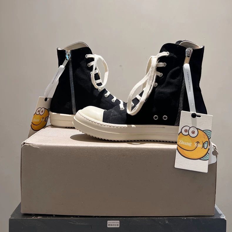 Rick Owens rick owens Double-thread high-top nylon cloth cover large Size US 7 / EU 40 - 4 Thumbnail