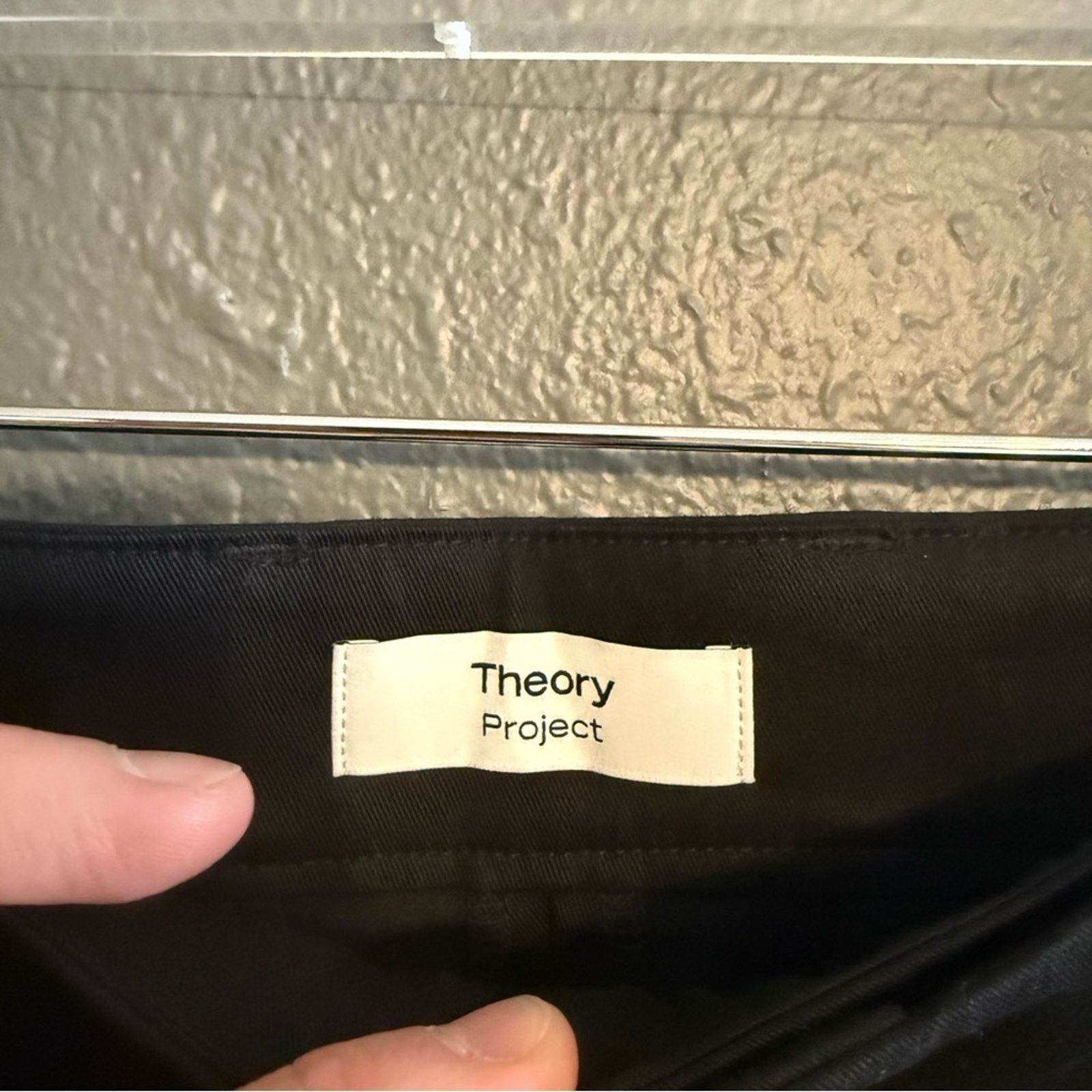 Theory Theory Project Mp401. Twill Relaxed Straight Fit Pants NWT Size US 34 / EU 50 - 6 Thumbnail