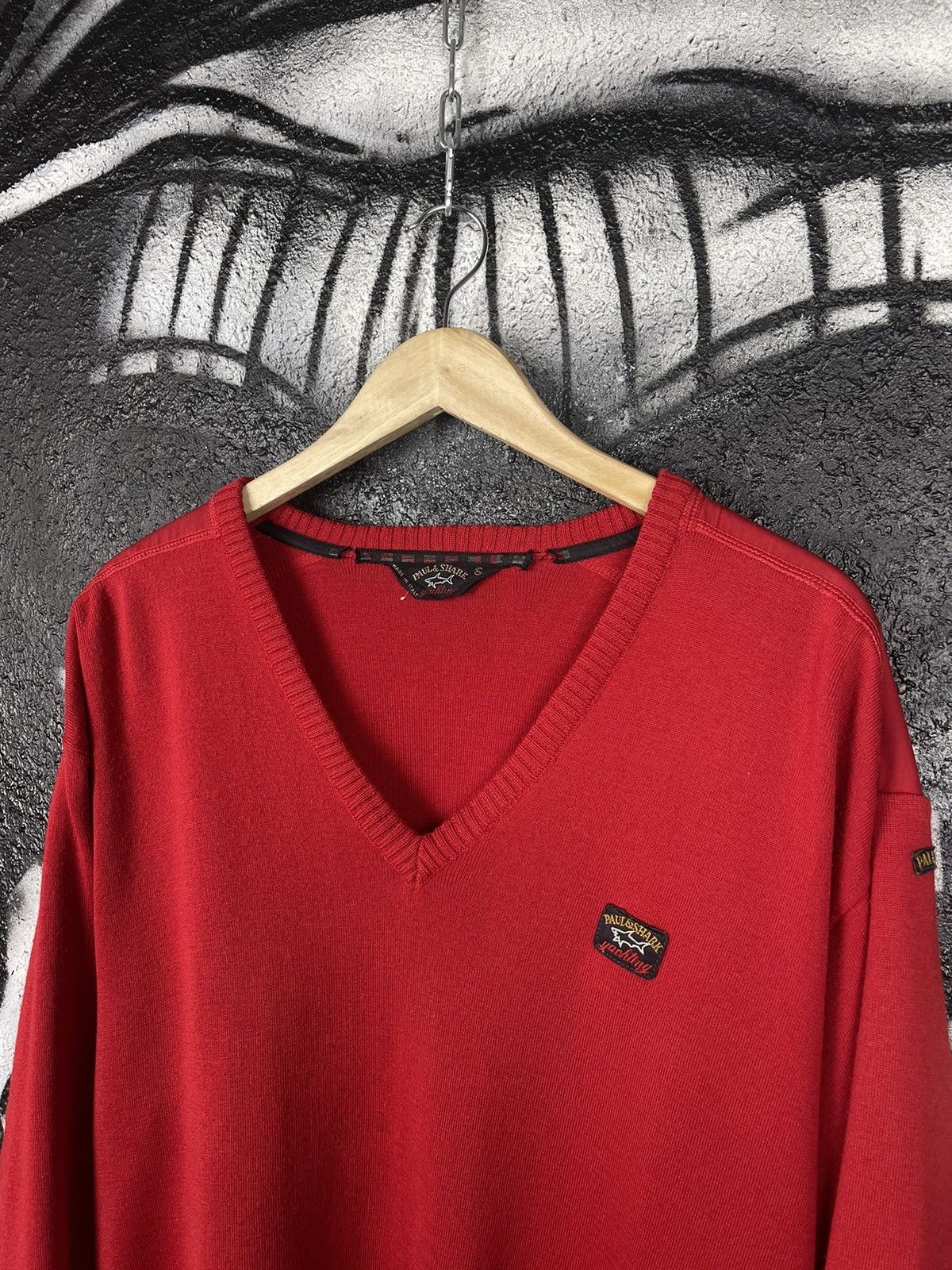Paul & Shark × Vintage Vintage Paul & Shark V Neck Sweater Men’s Size XL Size US XL / EU 56 / 4 - 9 Thumbnail