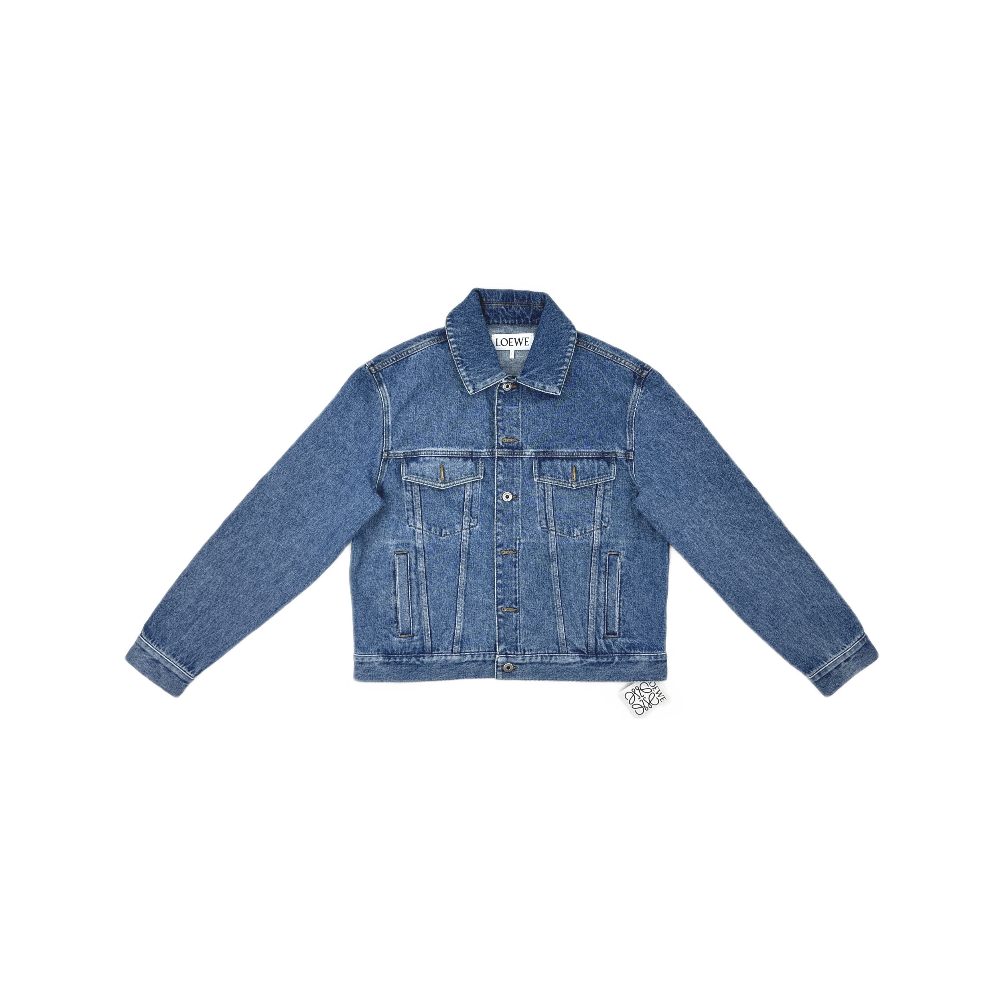 Loewe Loewe Anagram Embroidered Denim Jacket Size 48 Size US M / EU 48-50 / 2 - 1 Thumbnail