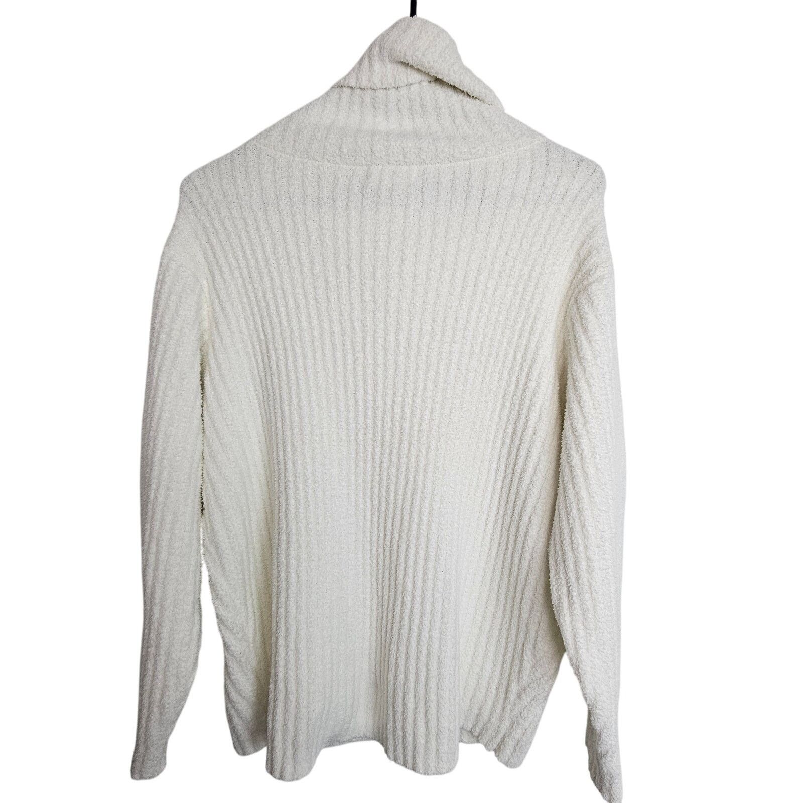 Soft Surroundings Softies Sweater S/M Marshmallow Slouch Comfy Turtleneck Size M / US 6-8 / IT 42-44 - 8 Thumbnail