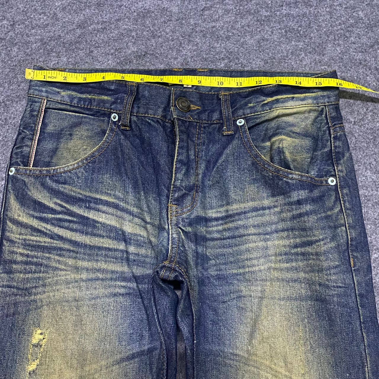 If Six Was Nine 💥Best Offer💥Vintage Imp Japanese Brand Distressed Denim Size US 32 / EU 48 - 3 Thumbnail