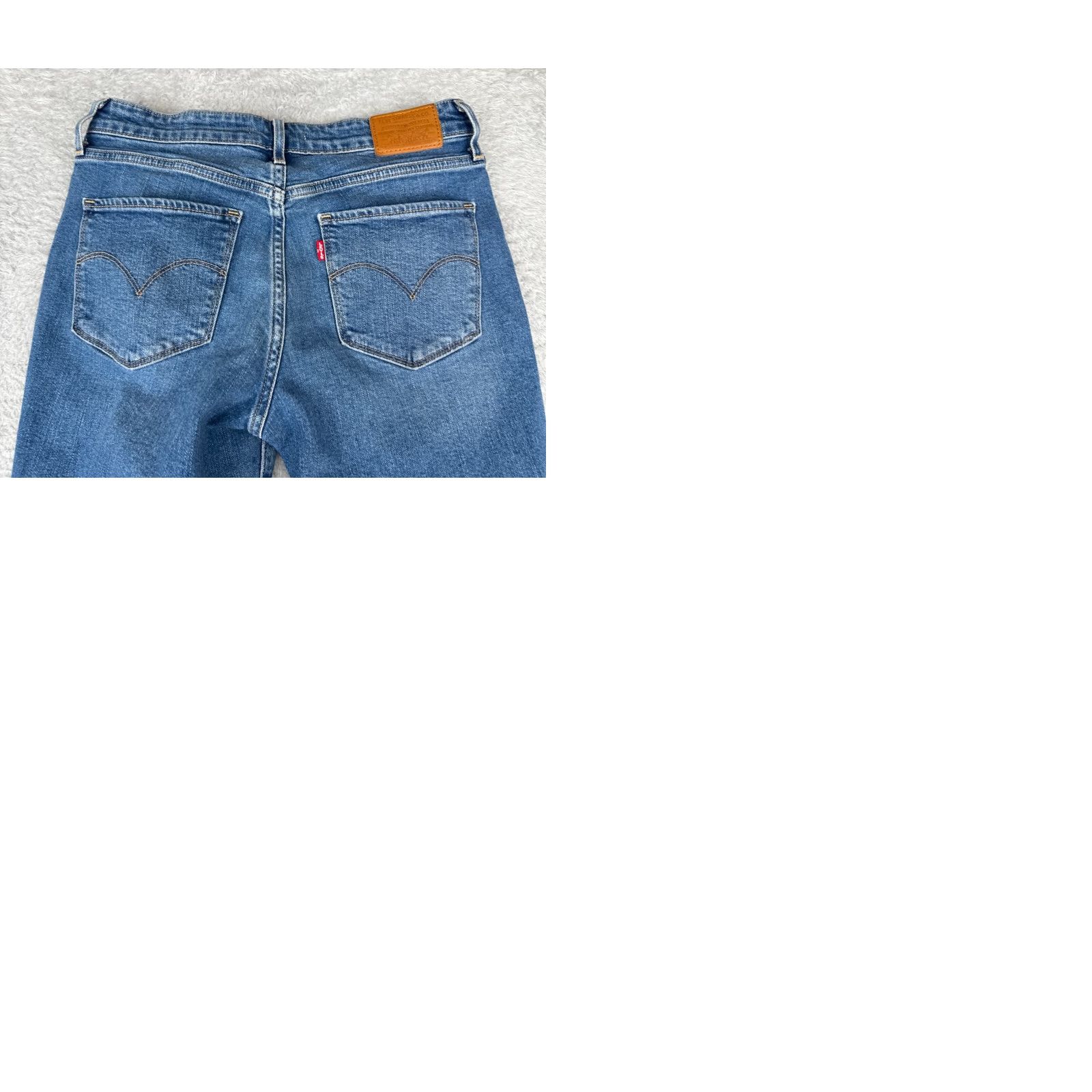Levi's VINTAGE Levi's Jeans Women 29 Blue Denim Skinny 700 Series High Rise Regular 28x29 Modern Distressed Cotton Blend Casual Womens Jeans Size 29" - 11 Thumbnail