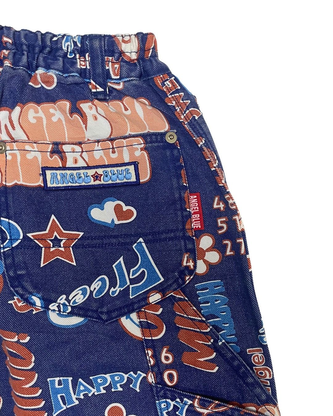 Angel Blue The Rainbow-Pop Graffiti Monogram Carpenter Jeans Size 25" / US 0 / IT 36 - 5 Thumbnail